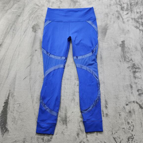 Fabletics Pants Womens L Blue Define PowerHold High-Waisted Legging Workout Yoga - Picture 1 of 10